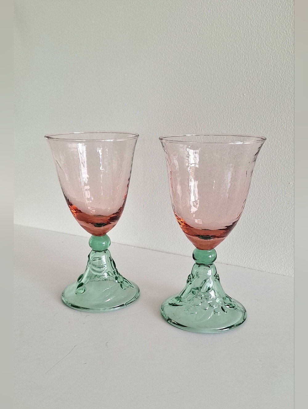Two collectible Garden Party water tumblers